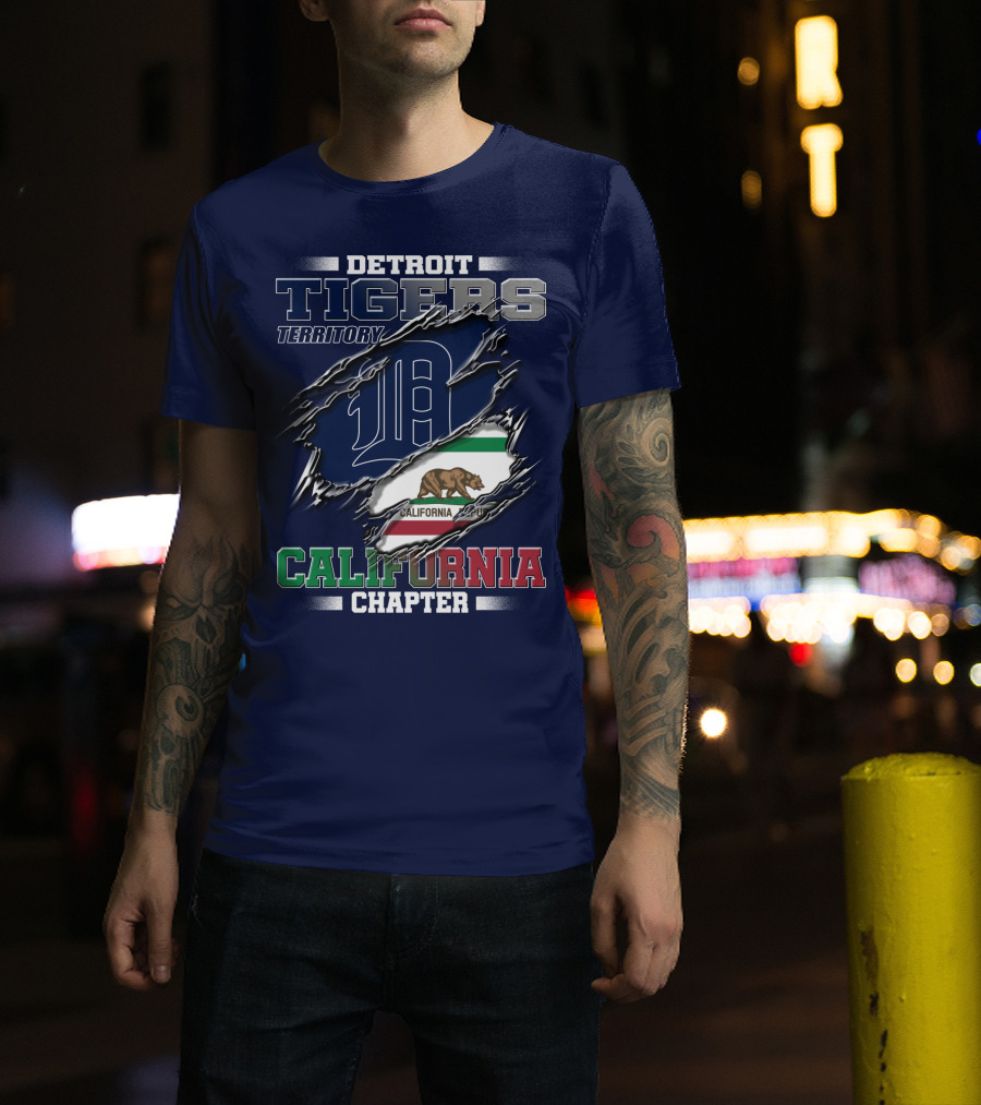 Detroit Tigers Territory California Chapter T-Shirt