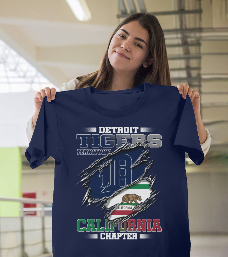 Detroit Tigers Territory California Chapter T-Shirt
