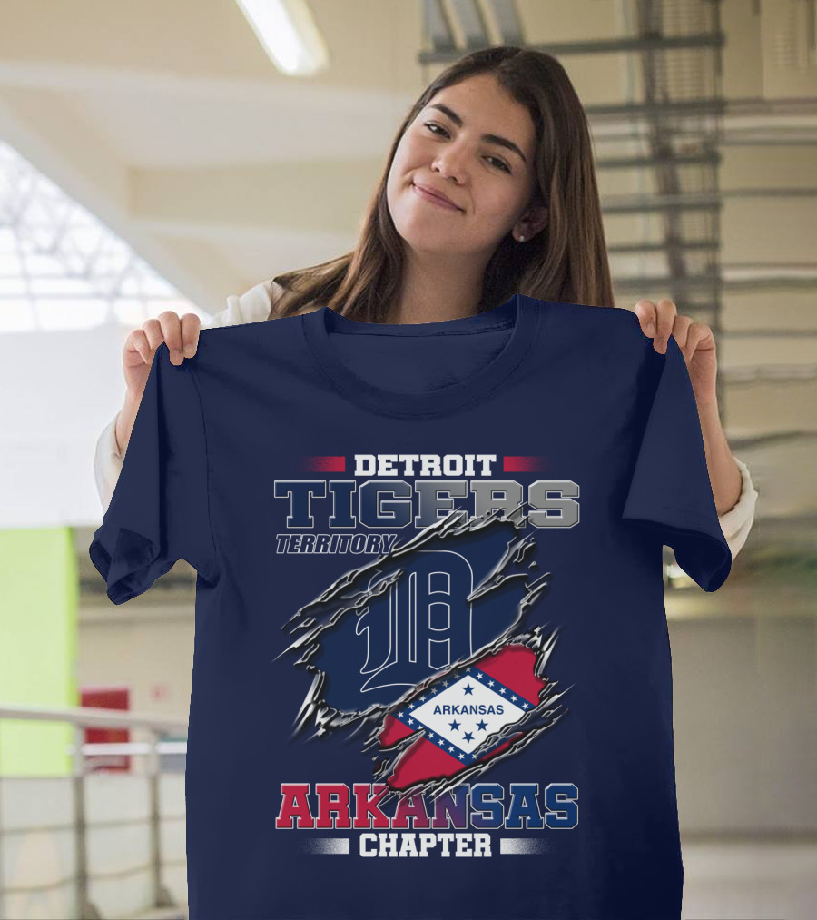 Detroit Tigers Territory Arkansas Chapter T-Shirt