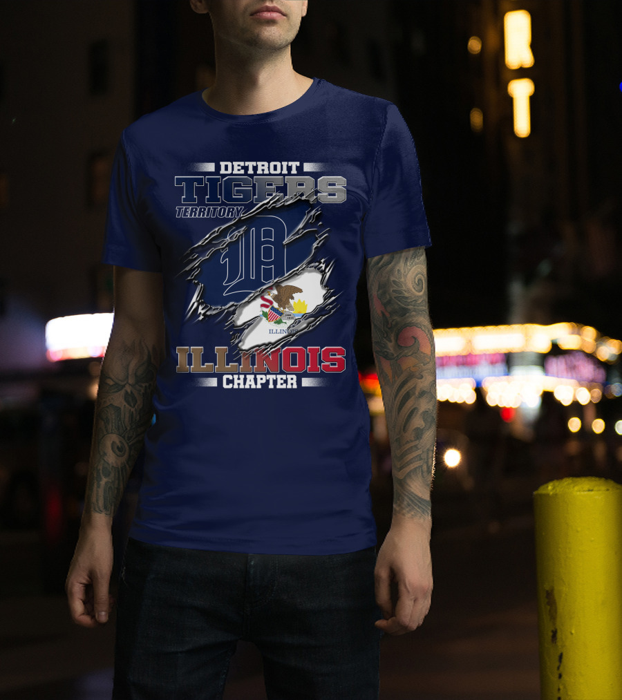 Detroit Tigers Territory Illinois Chapter T-Shirt