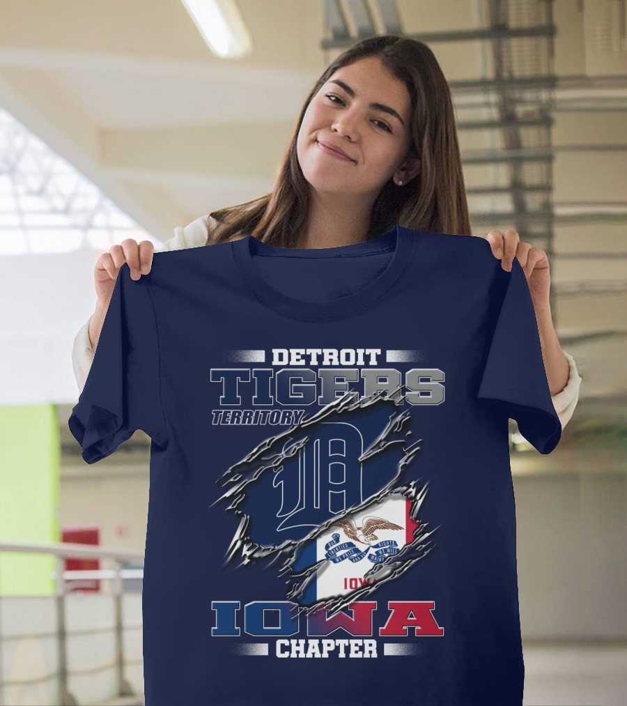 Detroit Tigers Territory Iowa Chapter T-Shirt
