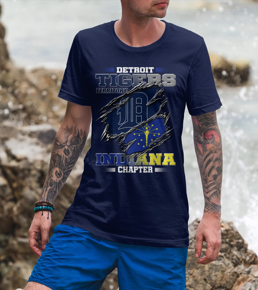 Detroit Tigers Territory Indiana Chapter T-Shirt