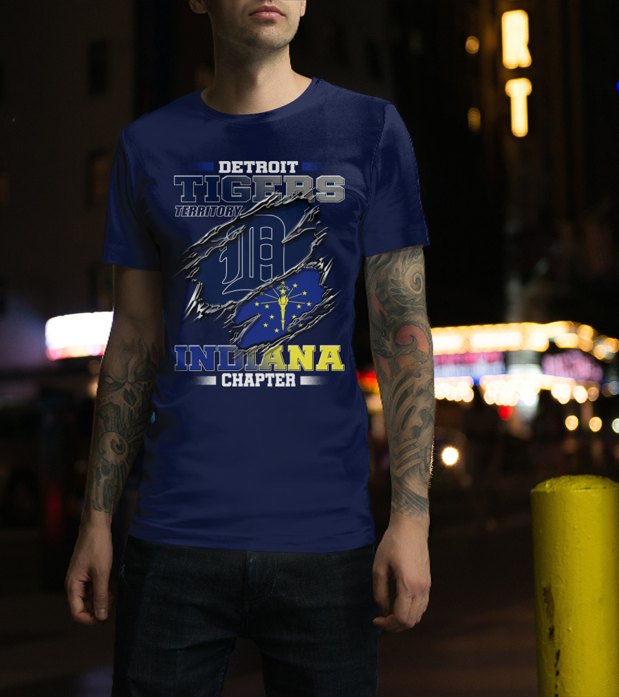 Detroit Tigers Territory Indiana Chapter T-Shirt