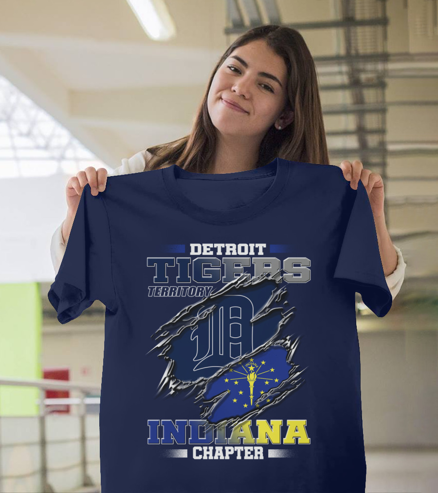 Detroit Tigers Territory Indiana Chapter T-Shirt