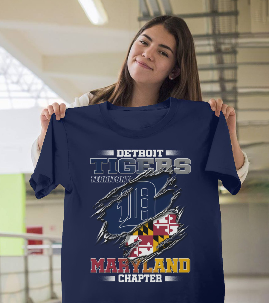 Detroit Tigers Territory Maryland Chapter T-Shirt