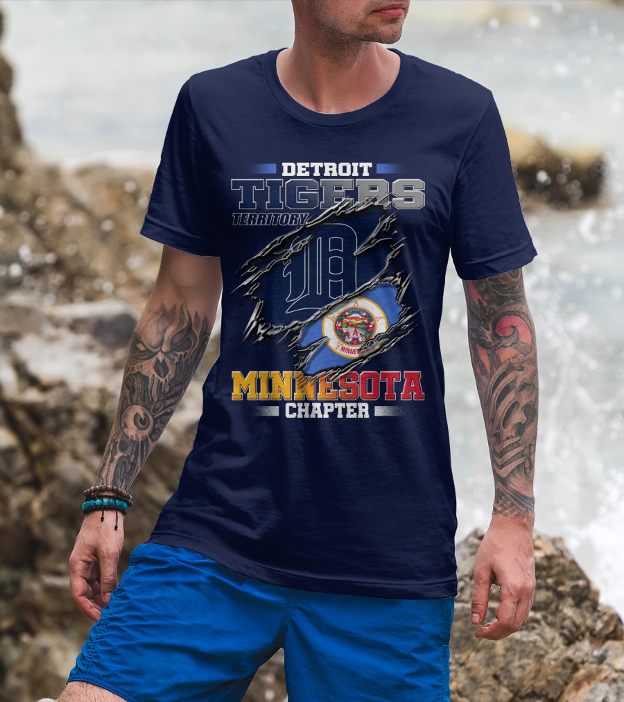 Detroit Tigers Territory Minnesota Chapter T-Shirt