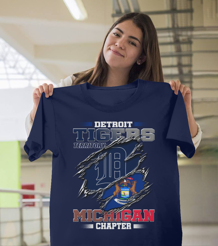 Detroit Tigers Territory Michigan Chapter T-Shirt