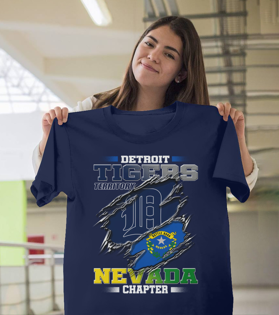 Detroit Tigers Territory Nevada Chapter T-Shirt