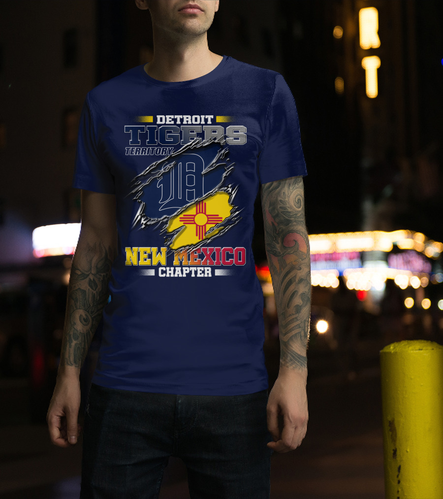 Detroit Tigers Territory New Mexico Chapter T-Shirt