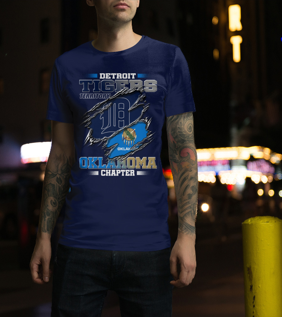 Detroit Tigers Territory Oklahoma Chapter T-Shirt