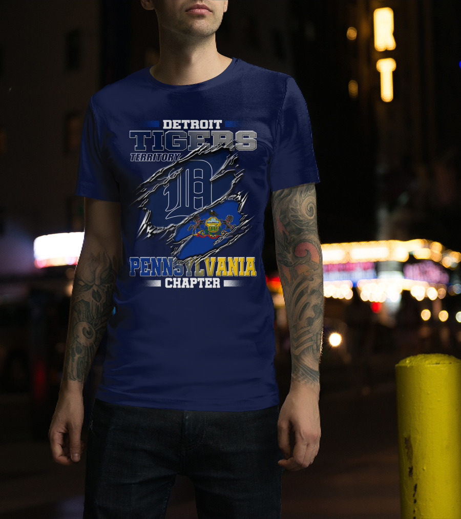 Detroit Tigers Territory Pennsylvania Chapter T-Shirt