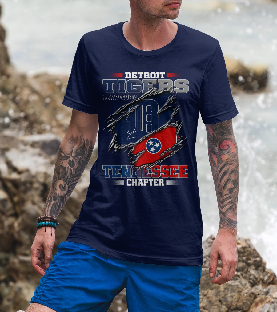 Detroit Tigers Territory Tennessee Chapter T-Shirt