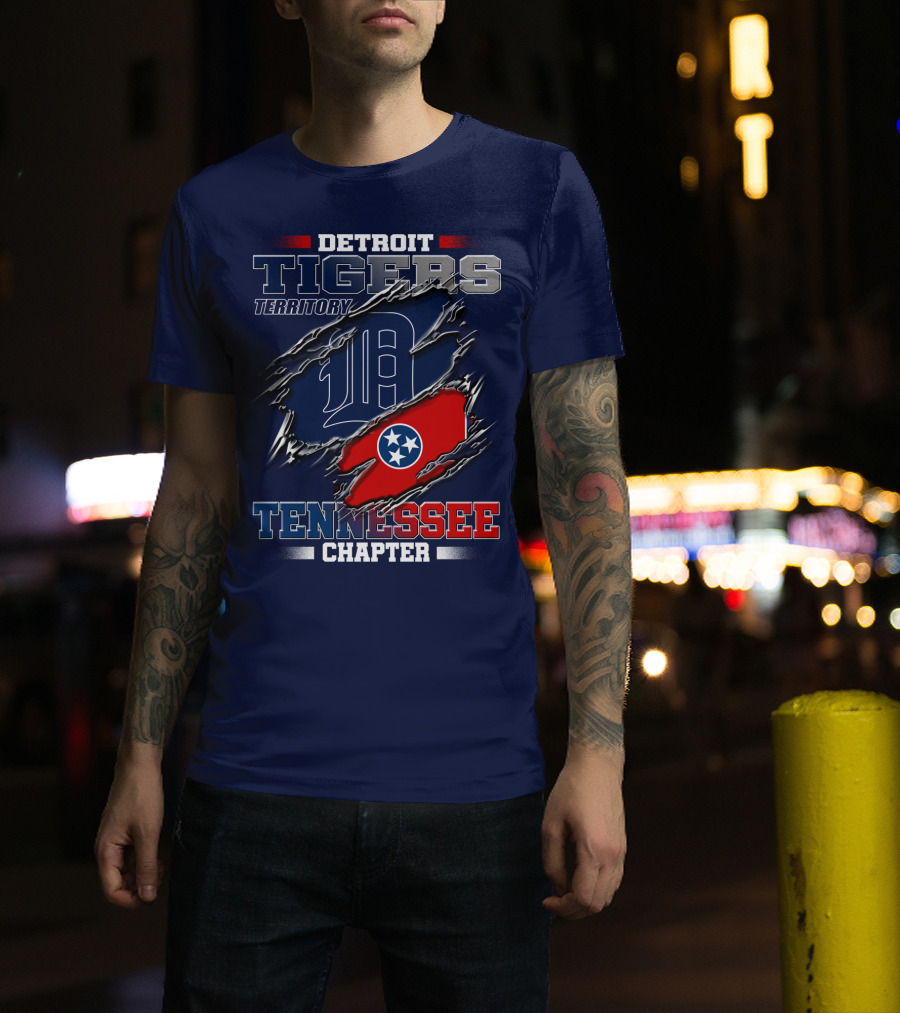 Detroit Tigers Territory Tennessee Chapter T-Shirt