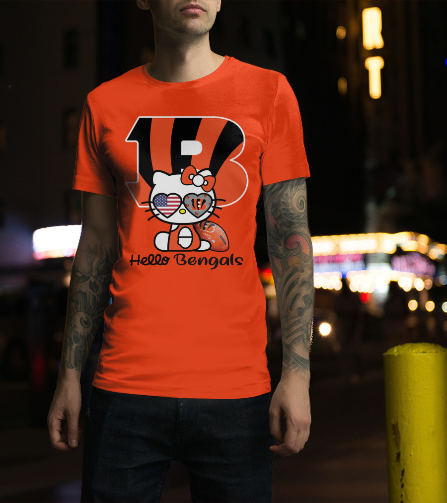 Hello Bengals Cincinnati Nfl Team T-Shirt