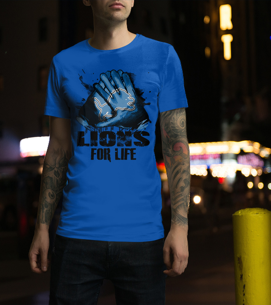 Detroit Lions For Life T-Shirt