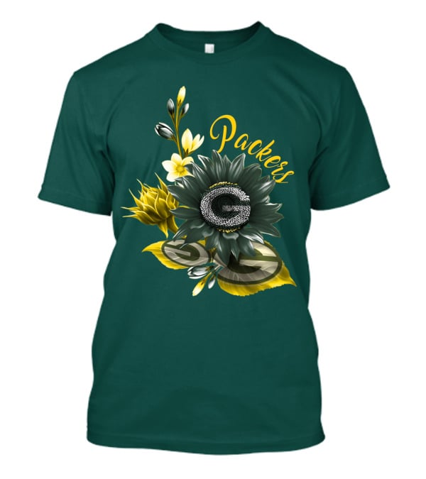 Packers G Floral Green Bay Packers T-Shirt