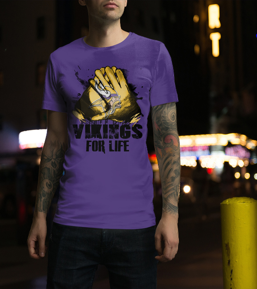 Vikings For Life Minnesota Vikings T-Shirt