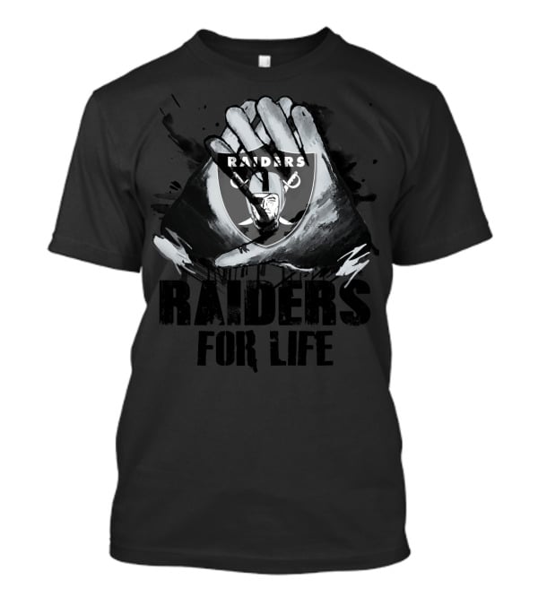 Raiders For Life Oakland Raiders T-Shirt