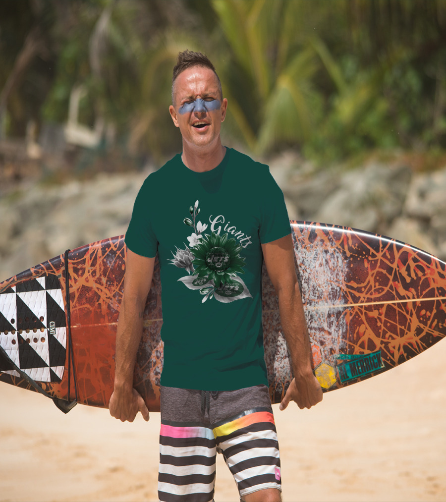 Giants Jets Floral T-Shirt