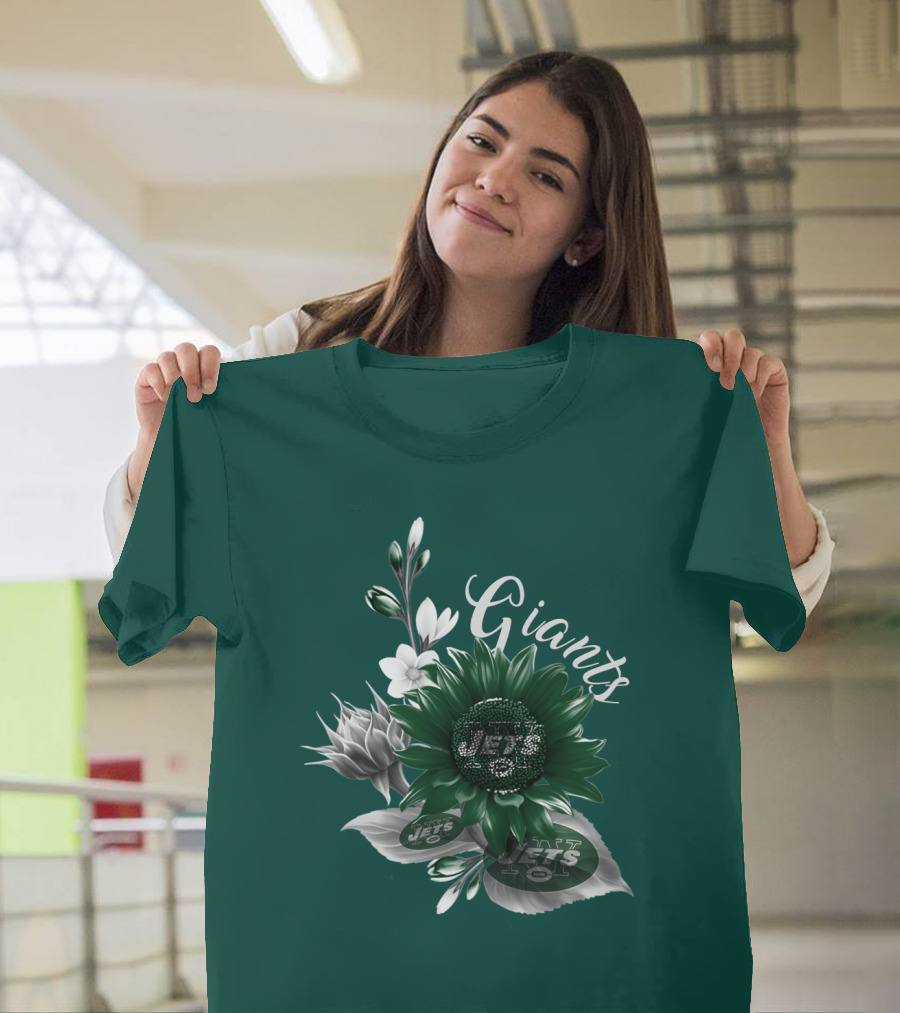 Giants Jets Floral T-Shirt
