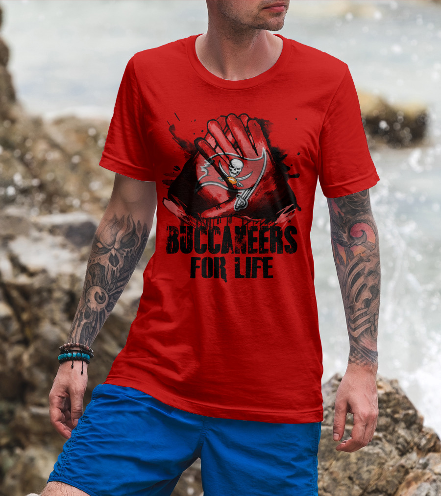 Buccaneers For Life Tampa Bay Buccaneers T-Shirt