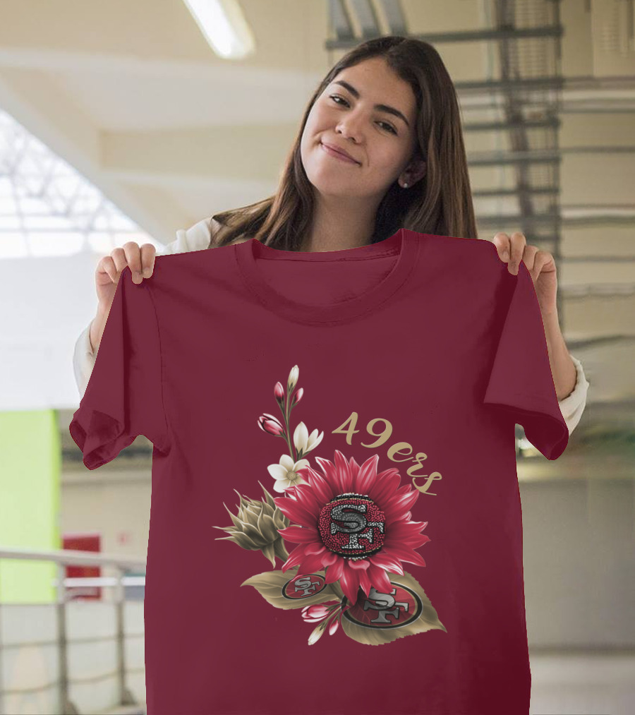 San Francisco 49ers Floral T-Shirt