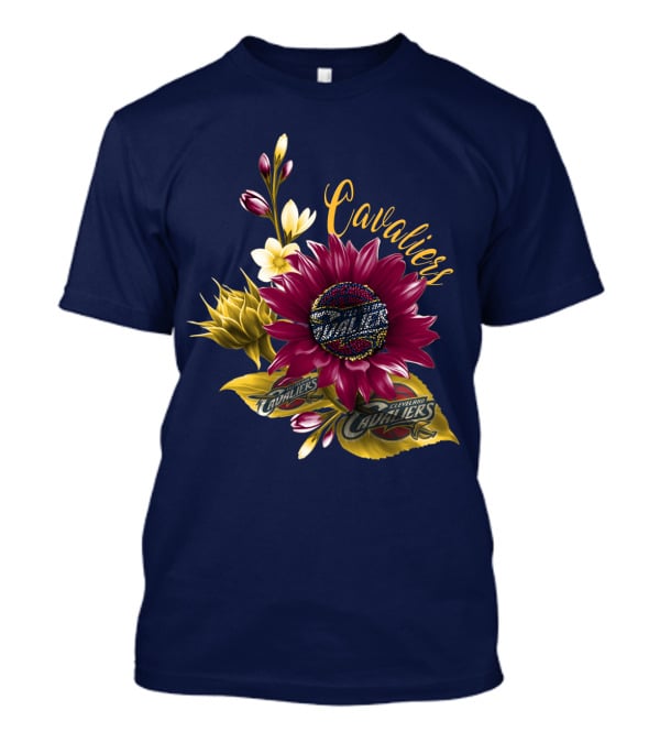 Cleveland Cavaliers Floral Basketball T-Shirt