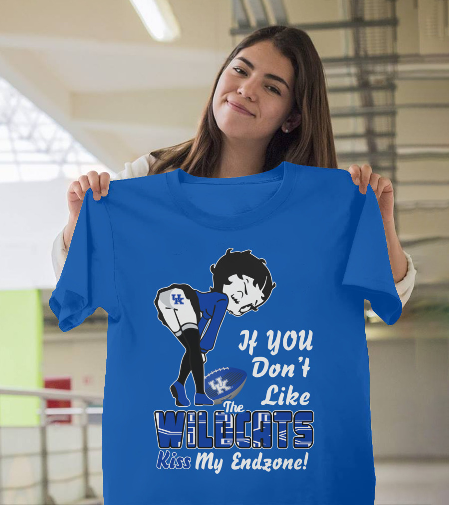 If You Don't Like The Wildcats Kiss My Endzone T-Shirt
