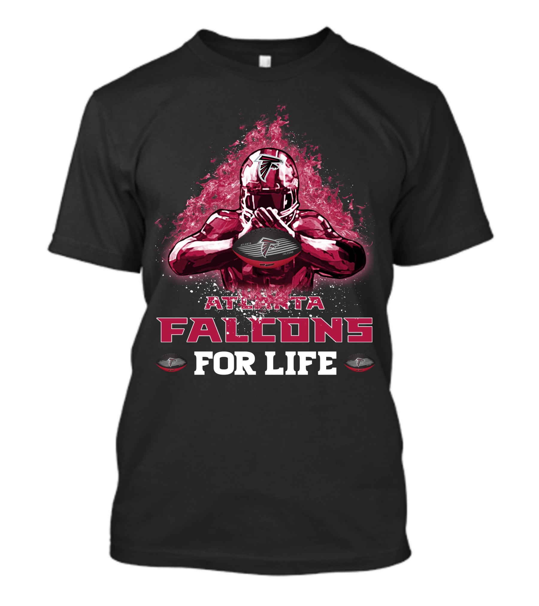 Atlanta Falcons For Life Football Player T-Shirt