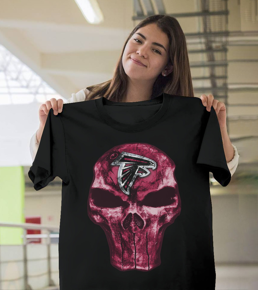 Skull Atlanta Falcons T-Shirt