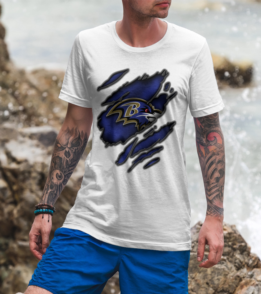 Baltimore Ravens Torn Claw T-Shirt