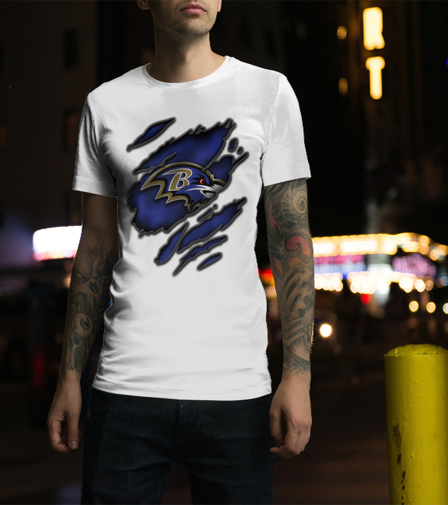 Baltimore Ravens Torn Claw T-Shirt