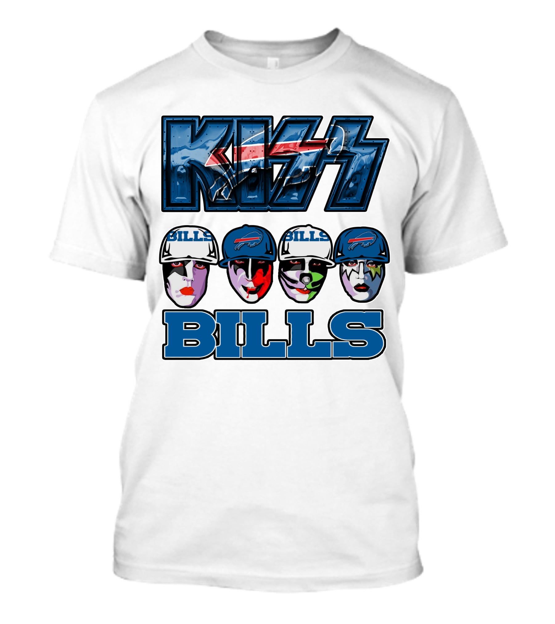KISS Buffalo Bills Facepaint T-Shirt