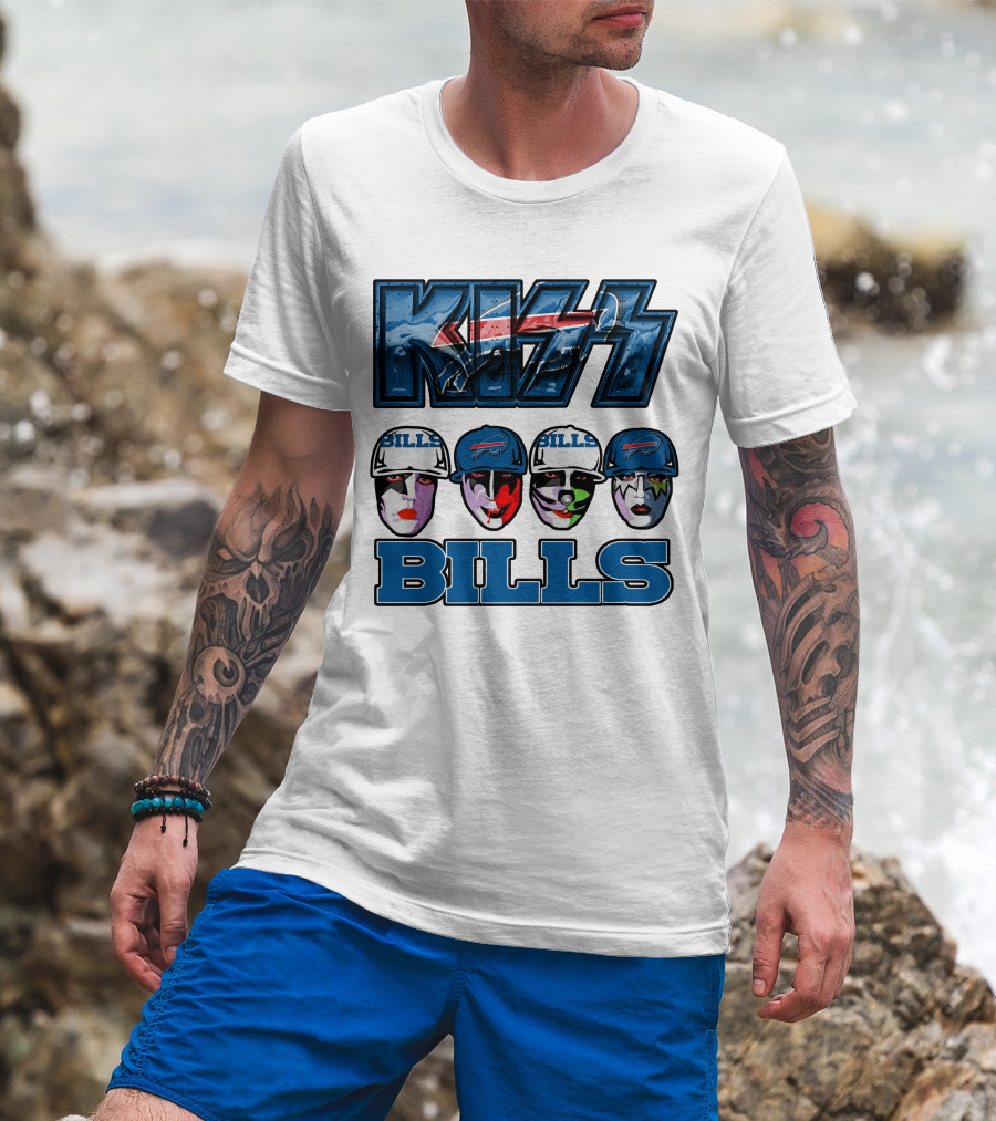 KISS Buffalo Bills Facepaint T-Shirt
