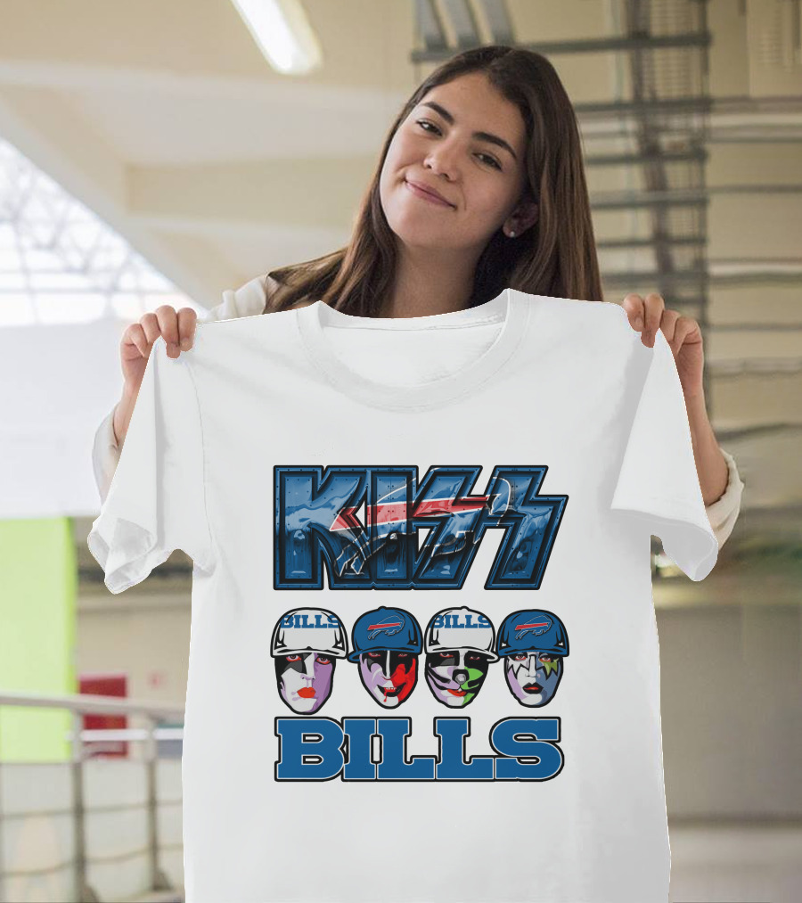 KISS Buffalo Bills Facepaint T-Shirt