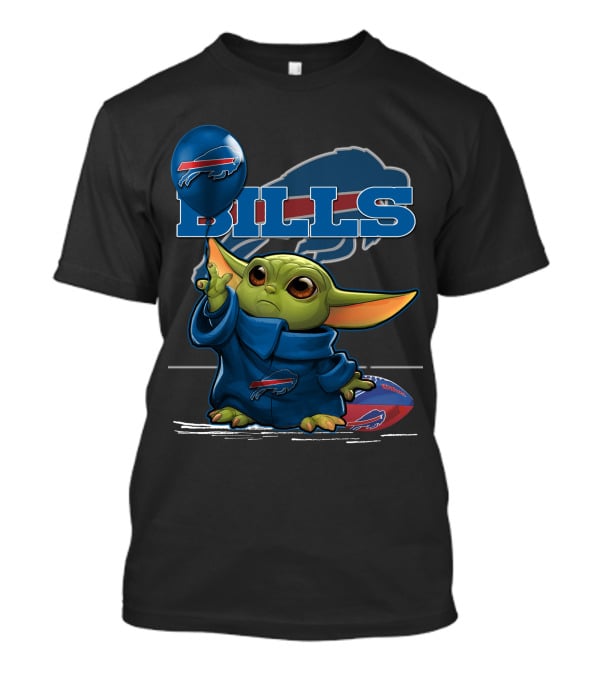 Yoda Bills Buffalo Football Balloon T-Shirt