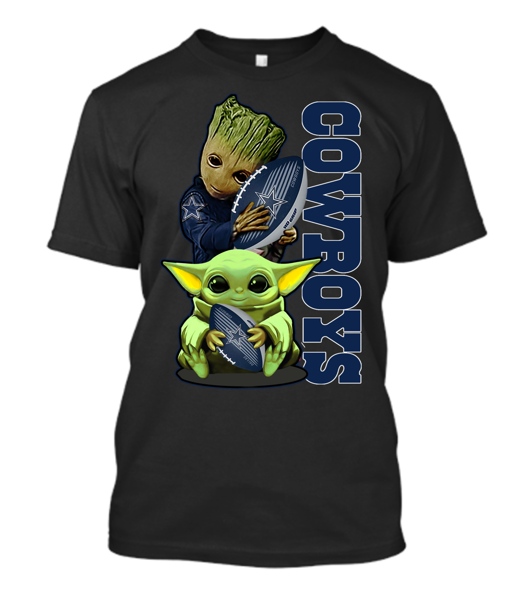 Cowboys Grzd Dallas Cowboys Football Featuring Popular Characters T-Shirt