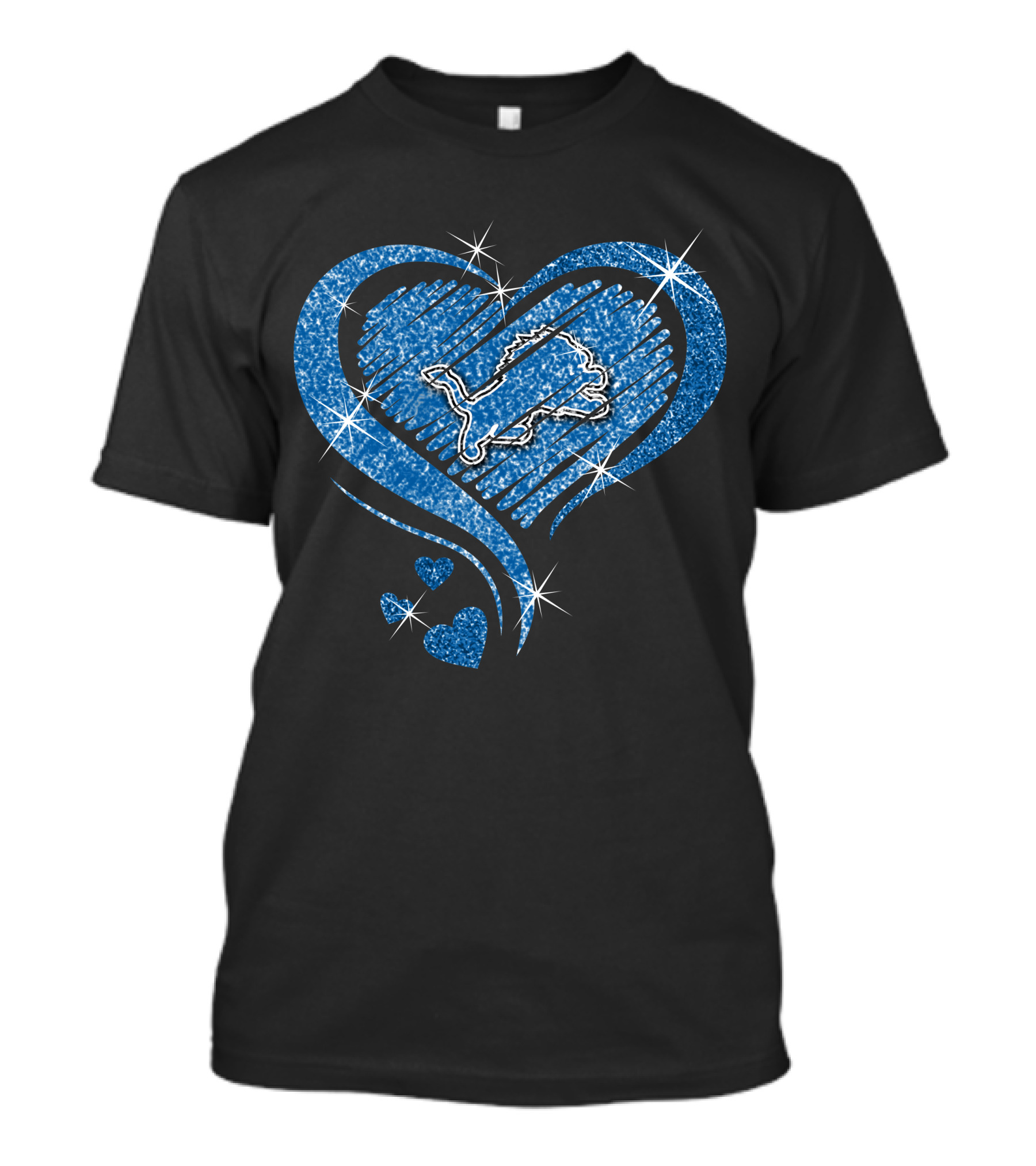 Heart Diamond Lions Sparkle T-Shirt