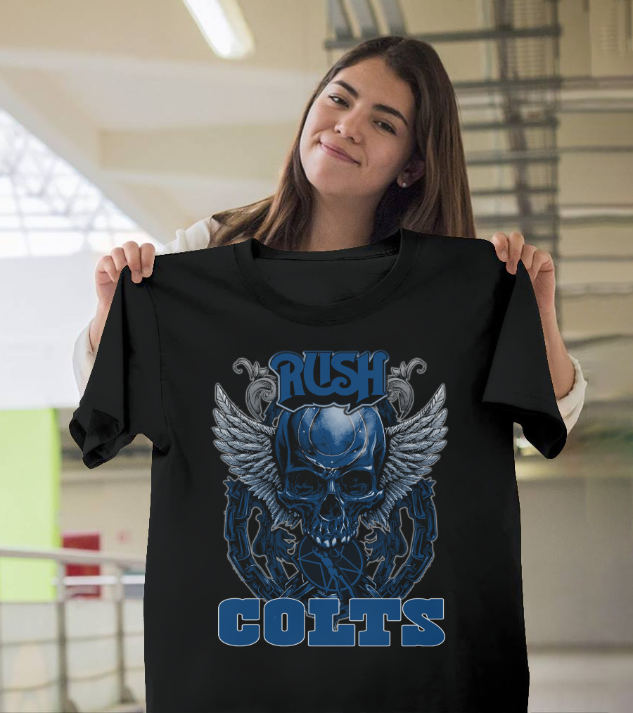 Rush Colts Winged Skull T-Shirt