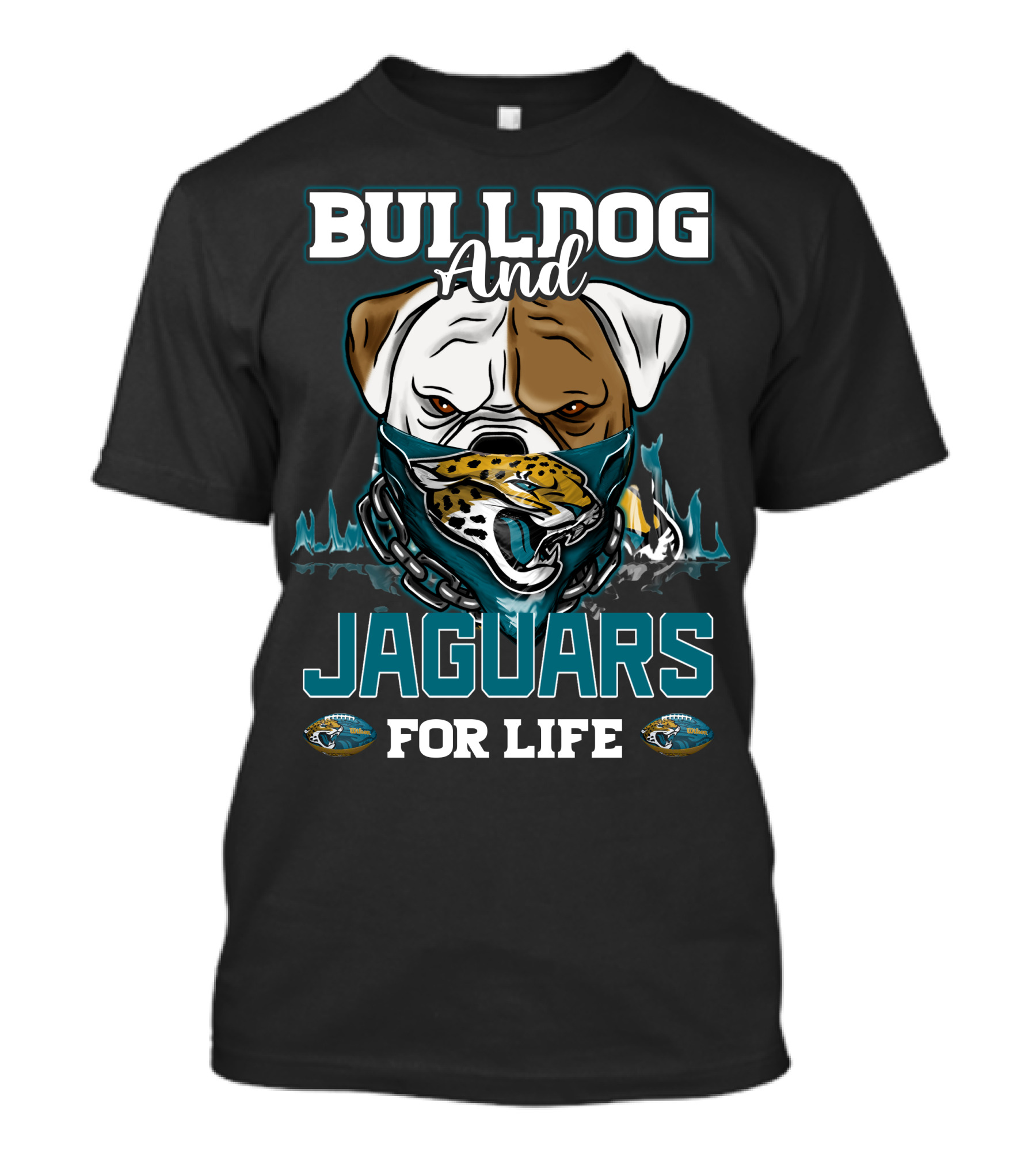 Bulldog And Jaguars For Life T-Shirt