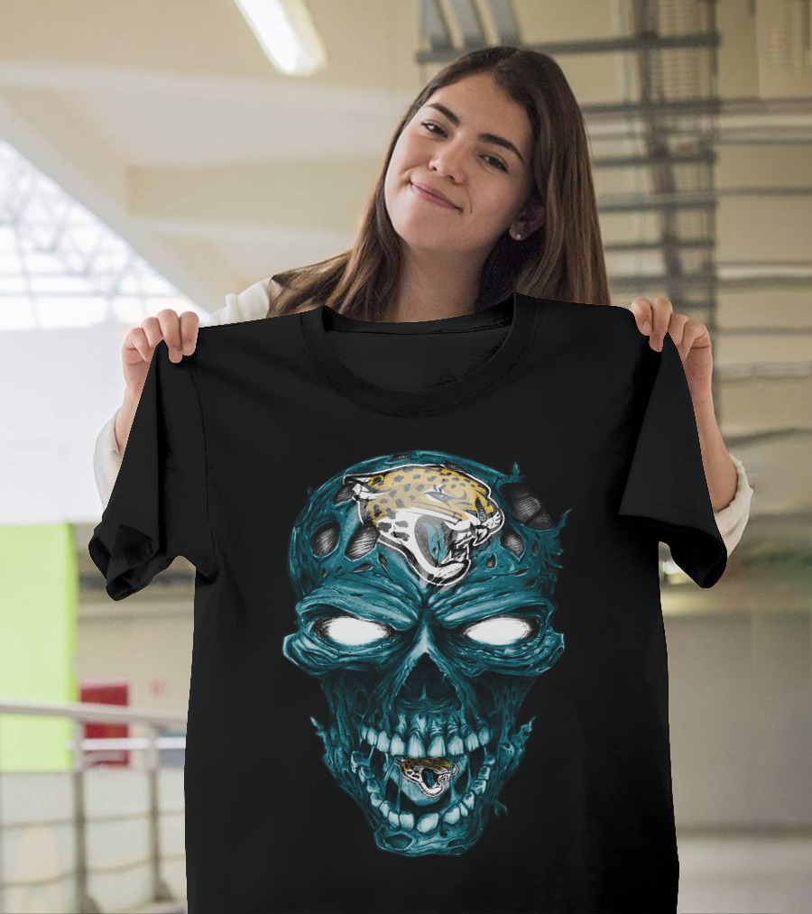 Skull Jacksonville Jaguars T-Shirt