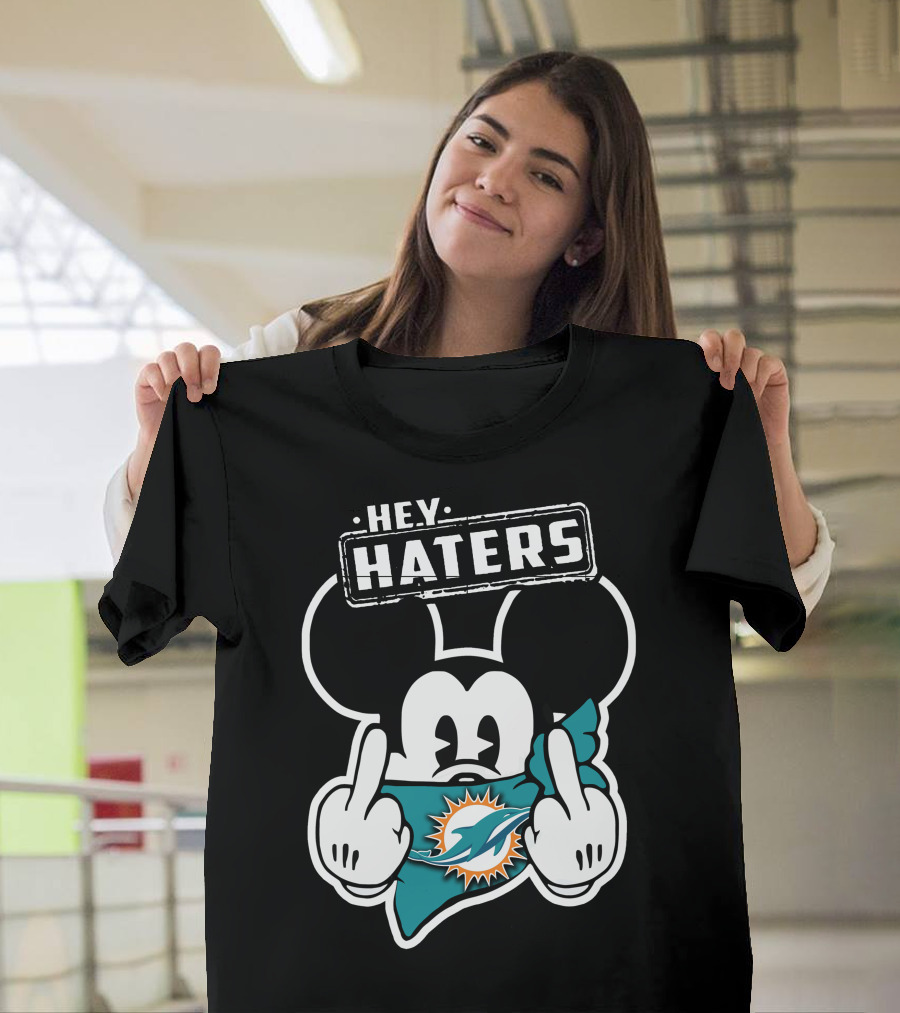 HEY HATERS Mick Miami Dolphins T-Shirt