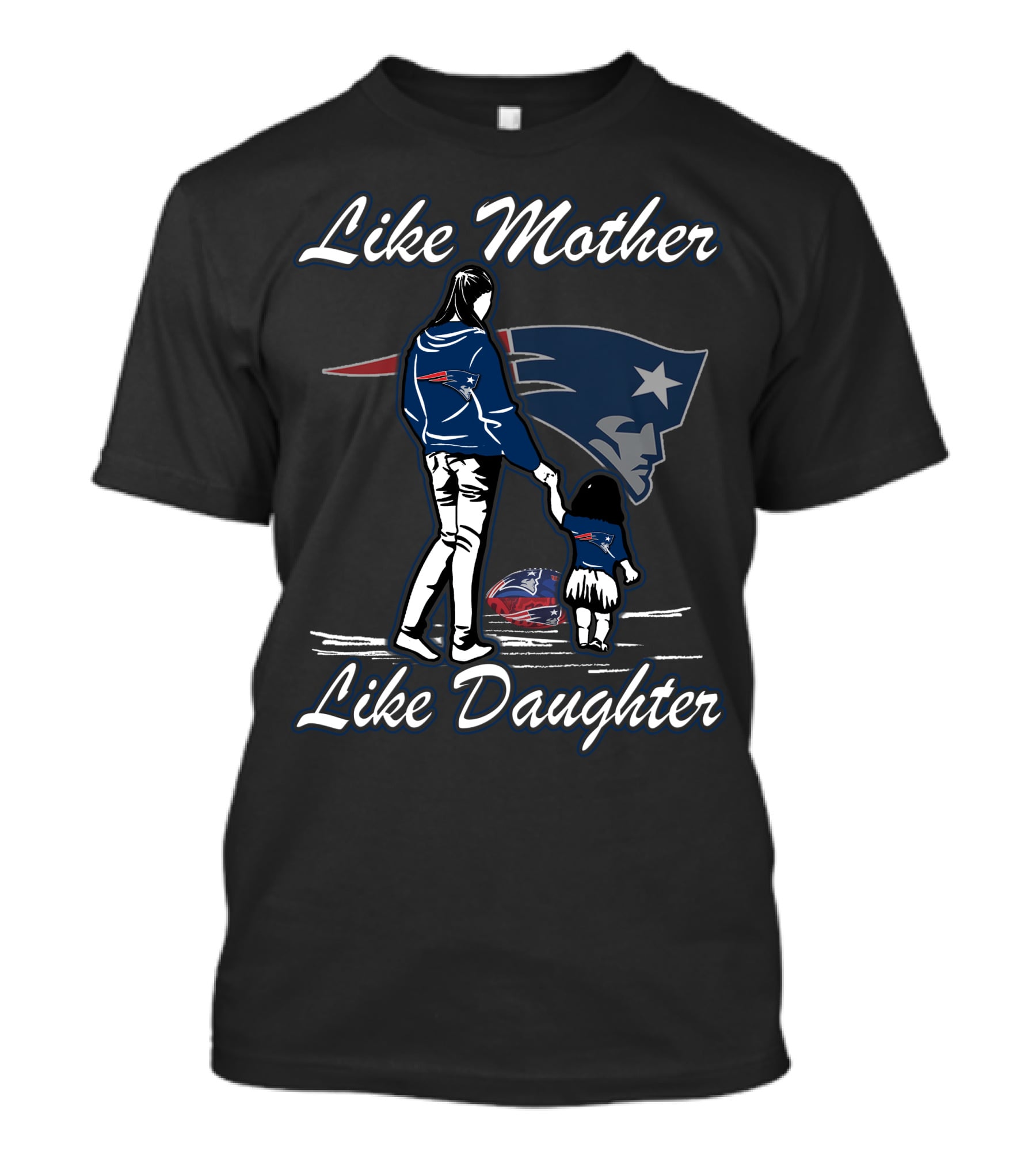 Like Mother Like Daughter New England Patriots Bow And Arrow Patriots T-Shirt