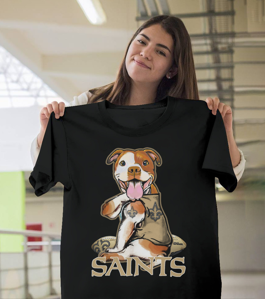 Pittbull Wilson Fleur-de-Lis Saints T-Shirt
