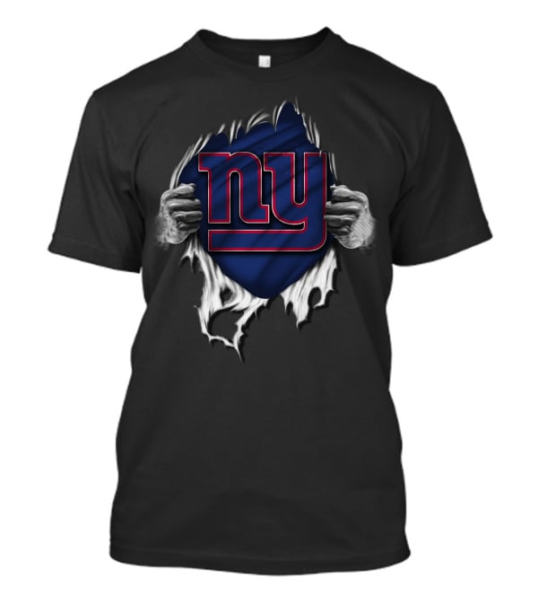Torn NY Giants Fan Strength T-Shirt