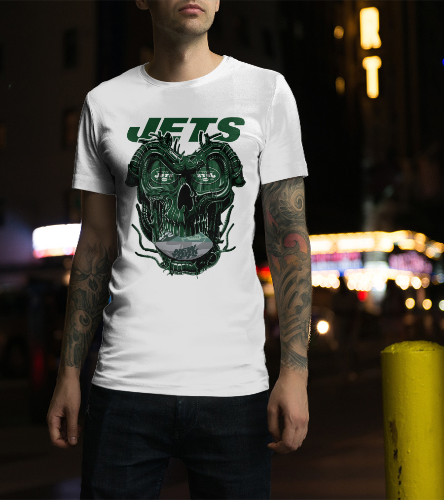 Jets Dragonskull New York Football T-Shirt