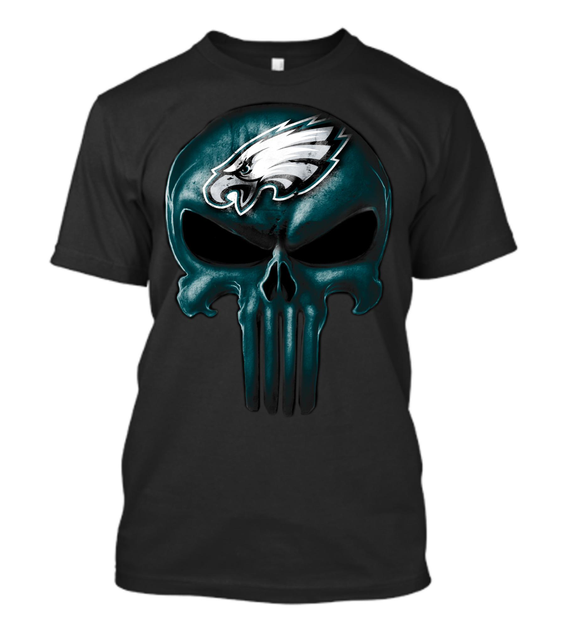 Philadelphia Eagles Skull V3 T-Shirt