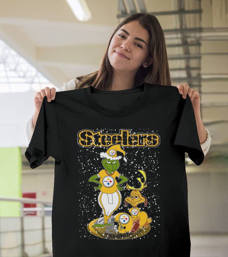 Steelers Grinchxmas Christmas Football T-Shirt