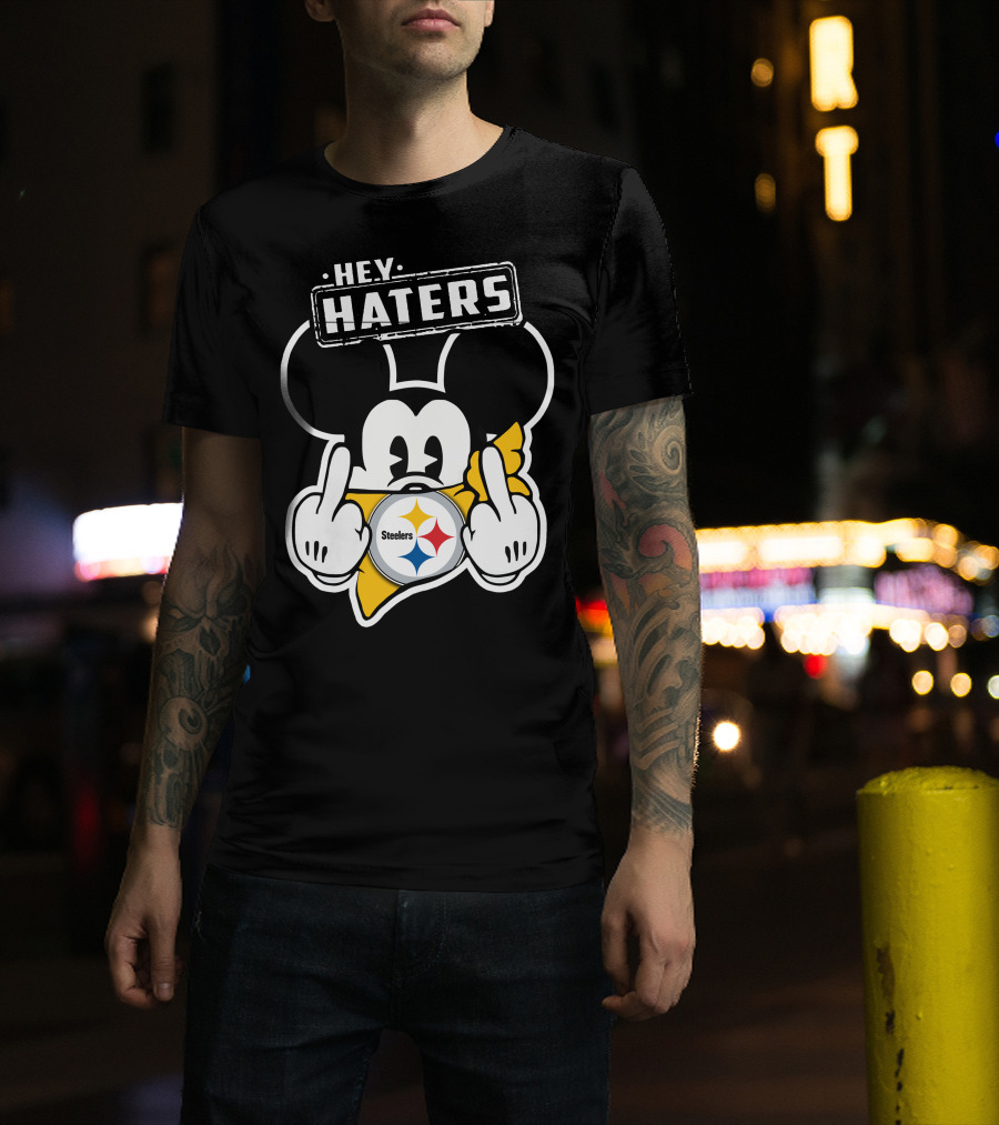 Hey Haters Mick V2 Pittsburgh Steelers T-Shirt