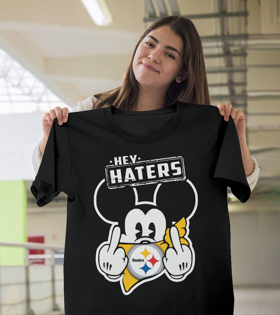 Hey Haters Mick V2 Pittsburgh Steelers T-Shirt